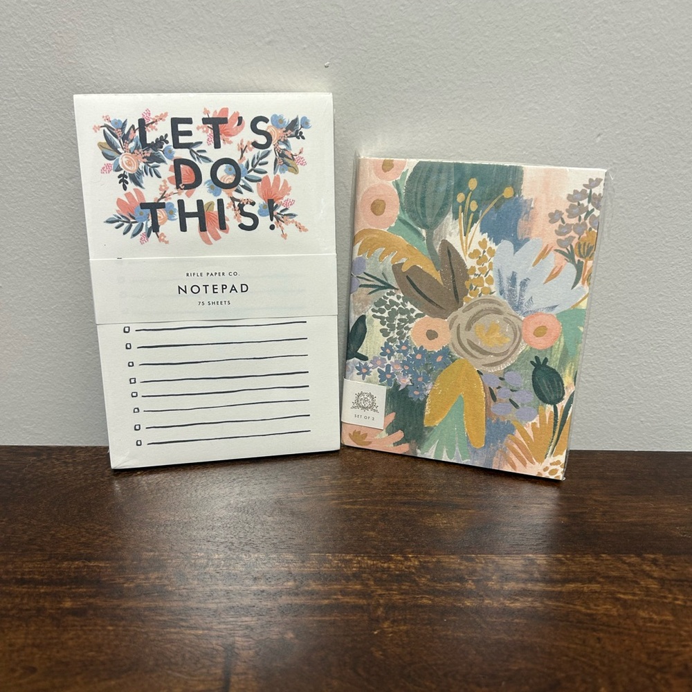 New! Rifle Paper Co. Notepad & Pocket Notebooks